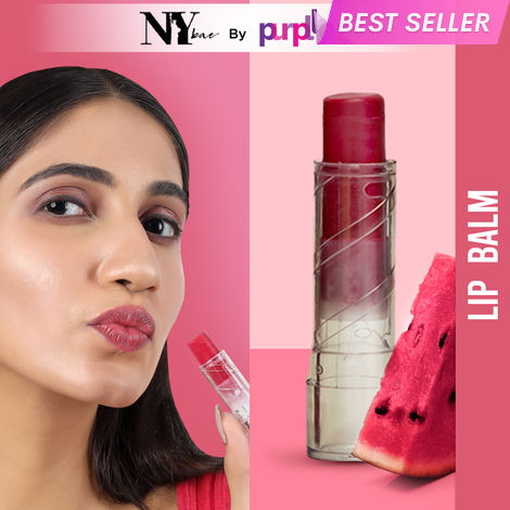 Buy NY Bae Sweet Treats Lip Balm - Watermelon 05 (4.8 g) | Maroon | Enriched with Nourishing Oils & Vitamin E | Moisturizing | Ideal For Chapped Lips | Vegan-Purplle