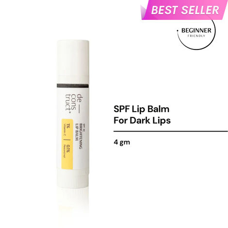 Buy Deconstruct Brightening Lip Balm with SPF 30 - 1% Vitamin C + 0.1% Resorcinol (4 gm)-Purplle