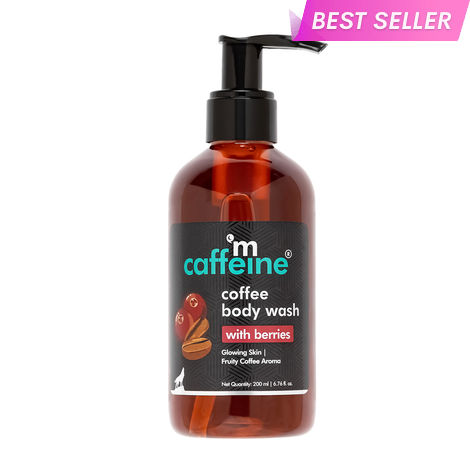 Buy mCaffeine Coffee Body Wash with Berries | De-Tan & Deep Cleansing Shower Gel (200ml)-Purplle