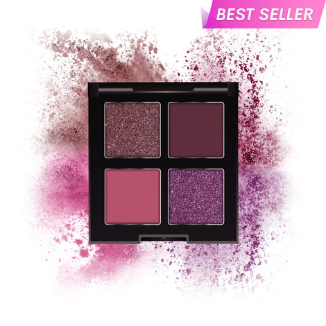 Buy FACES CANADA 4 IN 1 Quad Eyeshadow Palette - Wicked Fantasy 03, 4.8g | Shimmer & Matte Shades | Satin Matte Finish Eye Shadow Quartet | Intense Pigment | Long Lasting | Lightweight Formula Infused with Vitamin E  | Vegan-Purplle