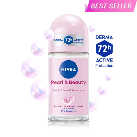 Buy Nivea Pearl & Beauty Deo Roll-on For Women (50 ml)-Purplle