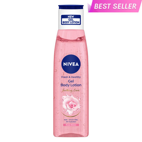 Buy Nivea Rose water Gel body lotion for Non-sticky feel & 24H Hydration-Purplle