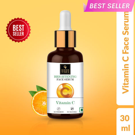 Buy Good Vibes Brightening Face Serum - Vitamin C (30ml)-Purplle