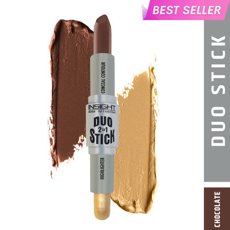 Buy Insight Duo Stick-Conceal.Contour + Highlighter_03 Chocolate-Purplle