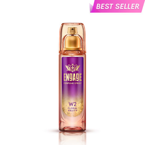Buy Engage W2 Perfume for Women, Floral and Fruity Fragrance Scent, Skin Friendly Women Perfume, 120 ml-Purplle