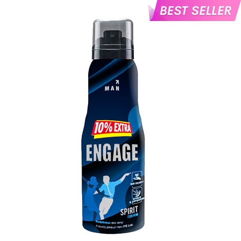 Buy Engage Spirit for Him Deodorant for Men, Citrus & lavender, Skin Friendly, 165 ml-Purplle