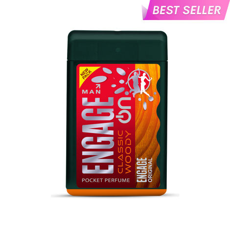 Buy Engage ON Classic Woody Pocket Perfume For Men, Citrus & Spicy Fragrance Scent, Skin Friendly Perfume for Men Long Lasting Smell, 18/ 17 ml-Purplle