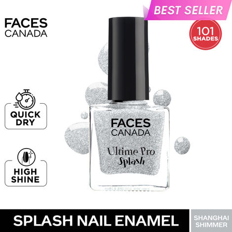 Buy FACES CANADA Ultime Pro Splash Nail Enamel - Shanghai Shimmer 23 (8 ml) | Quick Drying | Glossy Finish | Long Lasting | No Chip Formula | High Shine Nail Polish For Women | No Harmful Chemicals-Purplle