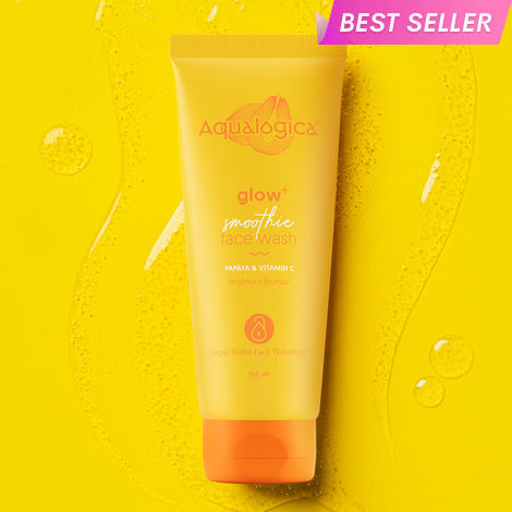 Buy Aqualogica Glow+ Smoothie Face Wash with Papaya & Vitamin C 100g-Purplle