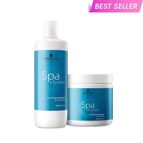 Buy Schwarzkopf Professional Spa Essence Shampoo + Mask Combo(500 ml + 1000 ml)-Purplle
