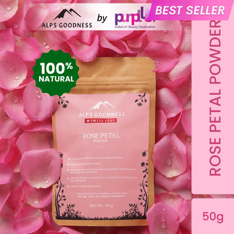 Buy Alps Goodness Powder - Rose Petal (50 g) | Gulab Powder| 100% Natural Powder | No Chemicals, No Preservatives, No Pesticides| Hydrating Face Mask-Purplle