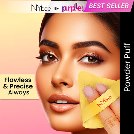 Buy NY Bae Touch Up Powder Puff | Loose Powder | Long Lasting Makeup | Matte Finish | Travel Kit | Makeup Sponge-Purplle