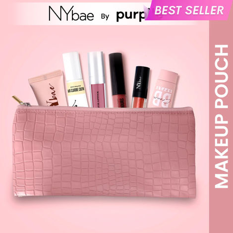 Buy NY Bae Travel Around Town Pouch | Travel Friendly | Multi Purpose Bag | Spacious - Pink Paradise-Purplle