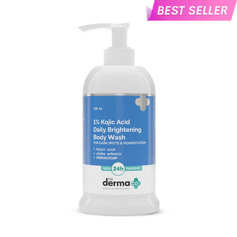 Buy The Derma Co. 1% Kojic Acid Daily Brightening Body Wash with Alpha Arbutin For Dark Spots (250 ml)-Purplle