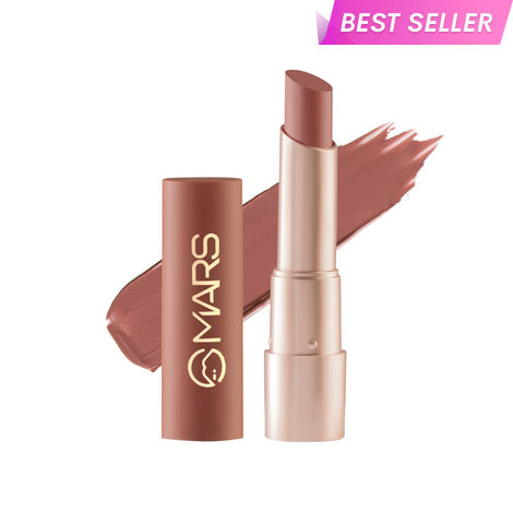 Buy MARS Creamy Matte Long Lasting Lipstick for Women | Creamy Lipstick | Single Swipe Application | Smooth & Light Weight (3.2 gm) (12-Khoobsurat Kuchipudi)-Purplle