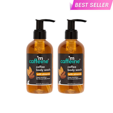 Buy mCaffeine Coffee Body Wash with Almonds - Pack of 2-Purplle