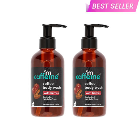 Buy mCaffeine Coffee Body Wash with Berries - Pack of 2-Purplle