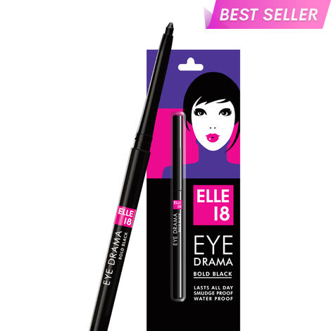 Buy Elle18 Eyedrama Kajal Bold Black Bold Black 0.35 ml-Purplle