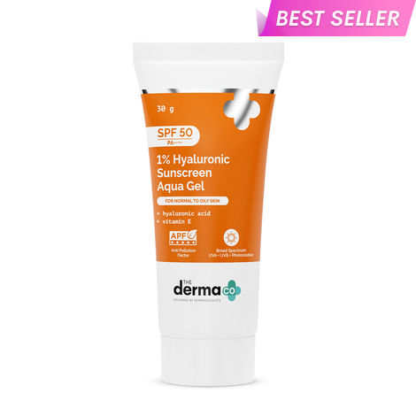 Buy The Derma Co. 1% Hyaluronic Sunscreen Aqua Gel with SPF 50 & PA++++ - 30 gm-Purplle