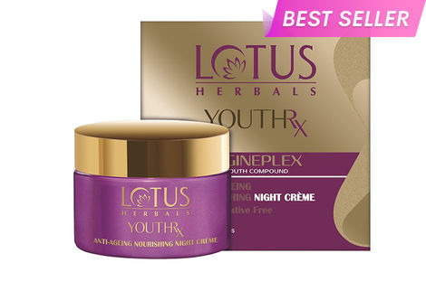 Buy Lotus Herbals YouthRx Anti Ageing Nourishing Night Cream | 50g-Purplle