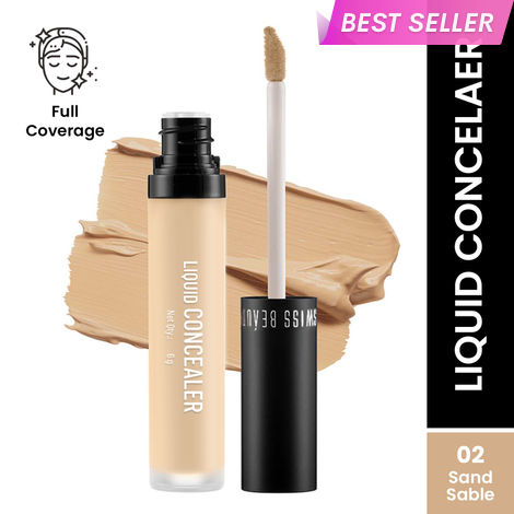 Buy Swiss Beauty Liquid Concealer - Sand-Sable (6 g)-Purplle
