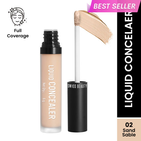 Buy Swiss Beauty Liquid Concealer - 2 Sand-Sable (6 gm)-Purplle