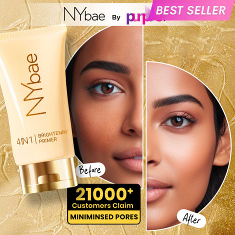 Buy NY Bae 4IN1 Brightenin' Primer (30 gm) | Value Pack | Bright Skin | Pore Minimising | Golden Glow | Long Lasting Makeup | Glowy Face Base-Purplle