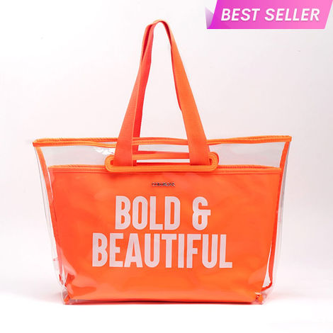 Buy Colorbar The Bold & Beautiful Tote - Neon Orange - 780 gm-Purplle