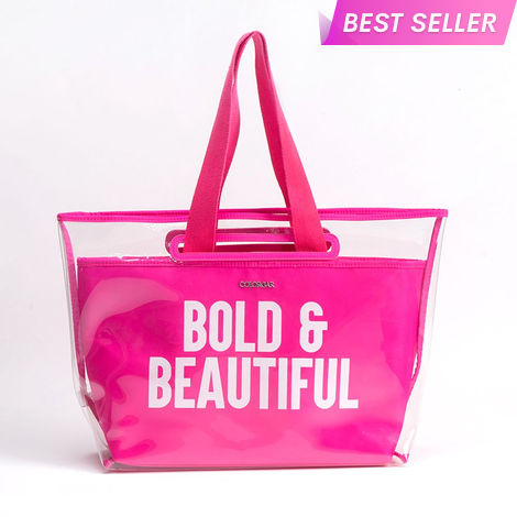Buy Colorbar The Bold & Beautiful Tote - Neon Pink - 780 gm-Purplle