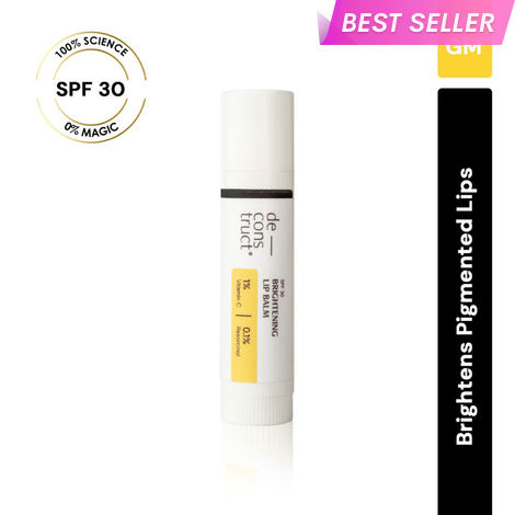 Buy Deconstruct Brightening Lip Balm with SPF 30 - 1% Vitamin C + 0.1% Resorcinol (4 gm)-Purplle