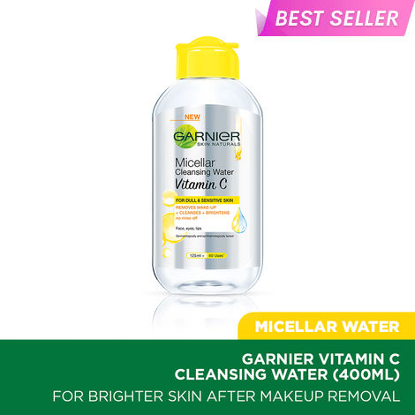 Buy Garnier Micellar Cleansing Water With Vitamin C (125 ml)-Purplle