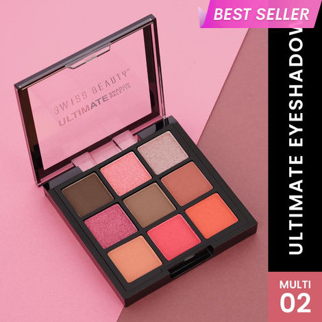 Buy Swiss Beauty Ultimate Eyeshadow Palette Kit - Multi-02 (6 gm)-Purplle