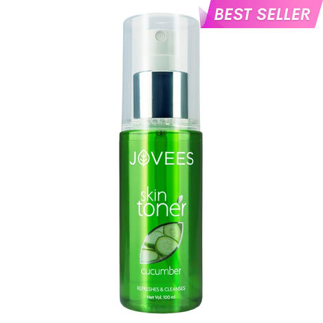 Buy Jovees Herbal Cucumber Skin Toner | Toner for Oily,  Acne Prone Skin | Pore Tightening and glowing skin | 100% Natural | For Oily Skin | Paraben Free 100 ml-Purplle