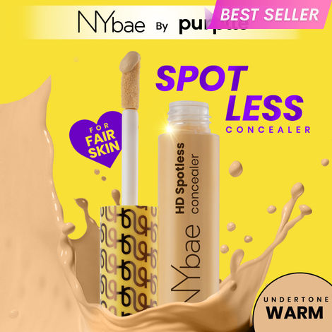 Buy NY Bae HD Spotless Concealer - Creamy Beige 03 (11 gm) | Lightweight Foundation | Contour | Glowing Korean Skin | Medium Coverage | Matte Finish-Purplle