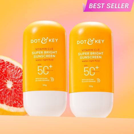 Buy Dot & Key Bestselling Vitamin C+E SPF 50 PA+++ Sunscreen Duo - 100 gm-Purplle