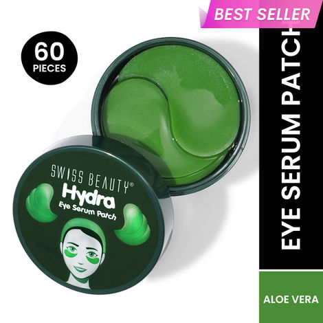 Buy Swiss Beauty Hydra Under Eye Serum Patch for Dark circles and Puffiness Reduction with Aloe Vera|60 Patches-Purplle