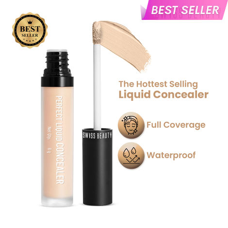 Buy Swiss Beauty Liquid concealer - Medium-Beige (6 gm)-Purplle