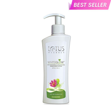 Buy Lotus Herbals Whiteglow Skin Whitening & Brightening Hand & Body Lotion SPF-25 | PA+++ | 270 ml-Purplle
