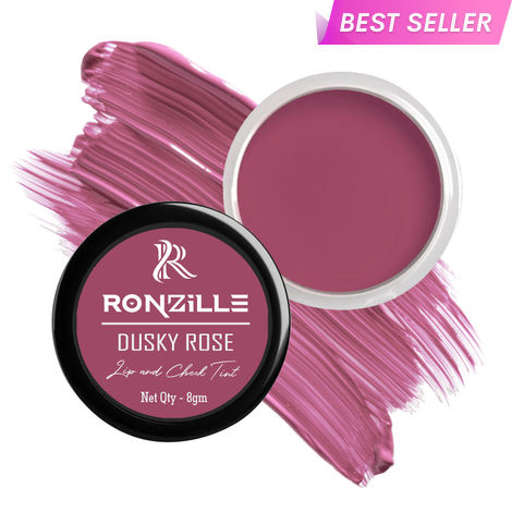 Buy Ronzille Lip and cheek Tint Dusky Rose&nbsp; 8 gm-Purplle
