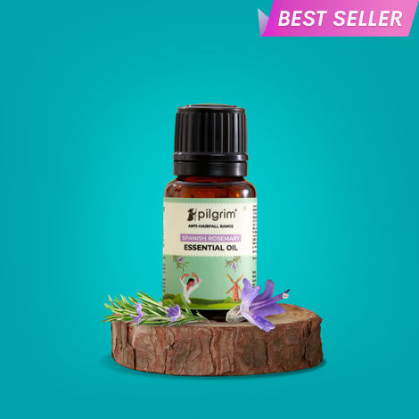 Buy Pilgrim Rosemary Essential Oil for Hair Growth & Hair Fall Control,10 ml, Stimulates Scalp,Reduces Hairfall, For Men & Women-Purplle