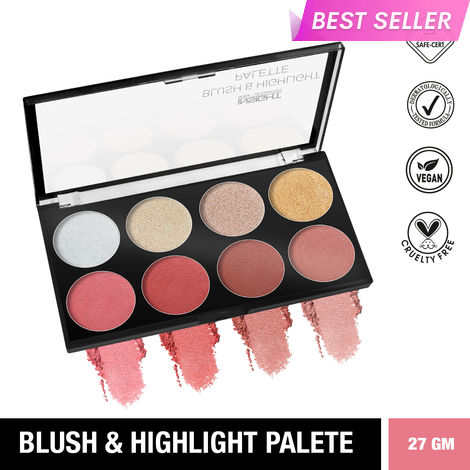Buy Insight Cosmetics Blush & Highlight Palette 27 gm-Purplle