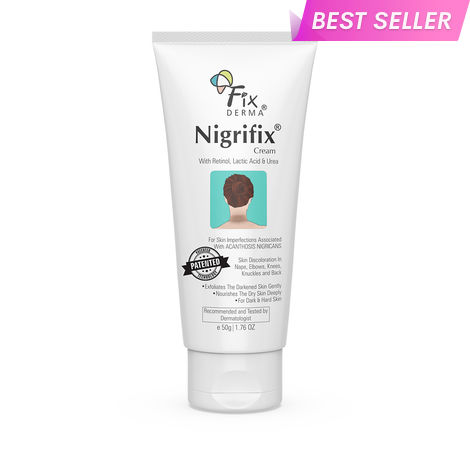 Buy Fixderma Nigrifix Cream For Acanthosis Nigricans With Lactic Acid,Dermatologist Tested Retinol Cream,Hyperpi gmentation Removal Cream,For Dark Body Parts Like Neck, Ankles, Knuckles, Armpits, Thighs & Elbows,Exfoliant - 50 gm-Purplle