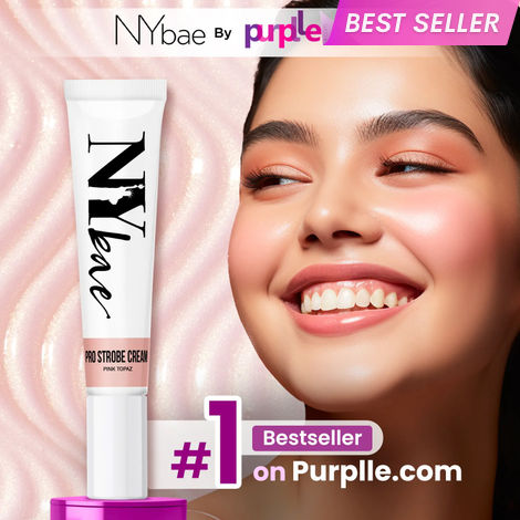 Buy NY Bae PRO Strobe Cream - Pink Topaz (12 gm) | Primer + Highlighter + Moisturizer | Dewy Makeup | Glowing Korean Skin | Best Suited For Normal To Dry Skin-Purplle