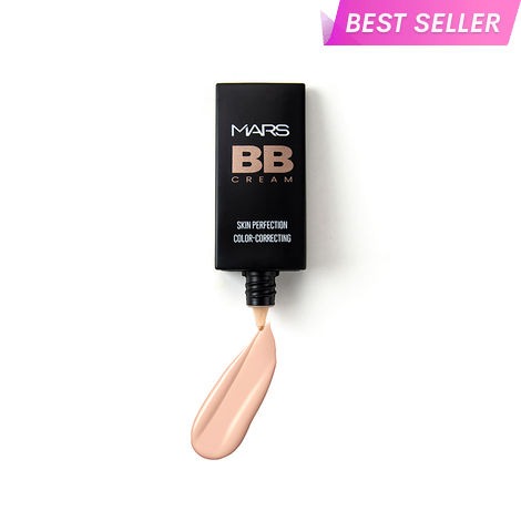 Buy MARS BB Cream Lightweight Foundation - Color Corrector for Everyday Use - Biscuit | 30ml-Purplle