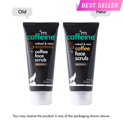 Buy mCaffeineA CoffeeA Naked & Raw Espresso Face Scrub Face Scrub for Fresh & Glowing Skin (75 gm)A | Tan & Blackheads Removal Scrub for Face | For Women & Men-Purplle