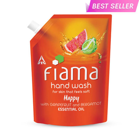 Buy Fiama Happy Moisturising hand wash, Grapefruit and Bergamot, 350ml-Purplle