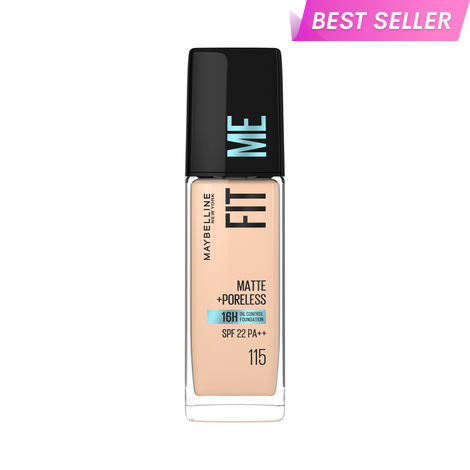 Buy Maybelline New York Liquid Foundation, Fit Me Matte + Poreless, The Archies Limited Edition, Shade 115, 30 ml-Purplle