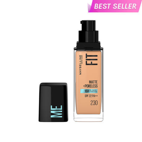 Buy Maybelline New York Liquid Foundation, Fit Me Matte + Poreless, The Archies Limited Edition, Shade 230, 30 ml-Purplle