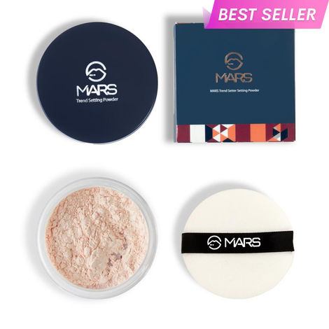 Buy MARS Trend Setting Loose Powder | Lightweight & Long Lasting | Ultra fine Setting Powder for face Makeup (8 gm) (02-Banana)-Purplle
