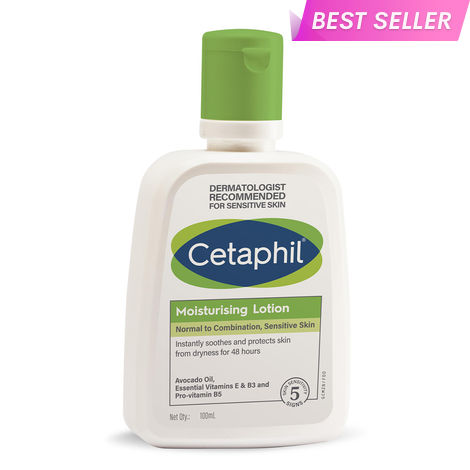 Buy Cetaphil Moisturising Lotion Normal to Combination, Sensitive Skin (100 ml)-Purplle